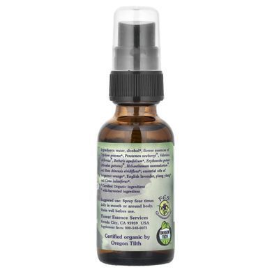 Fear-Less, floral essence and essential oil, Flower Essence Services, 30 ml.