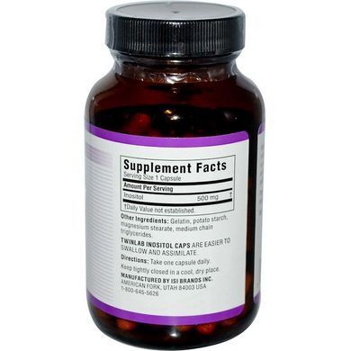 Inositol 500 mg 100 capsules