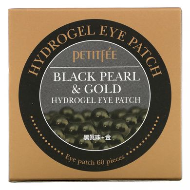 (СРОК!!!) Патчи для глаз с золотом и черным жемчугом гидрогелевые Petitfee (Eye Patch) 60 пластинок купить в Киеве и Украине