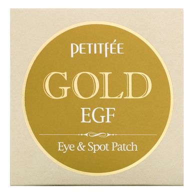Gold & EGF, патчи для глаз/прыщей, Petitfee, 60 патчей на глаза/30 патчей на прыщи купить в Киеве и Украине