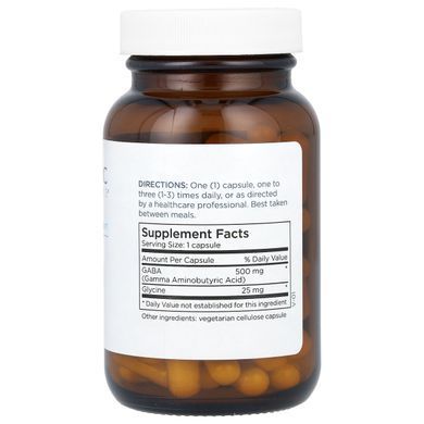 Metabolic Maintenance, GABA, 500 mg, 60 Capsules купить в Киеве и Украине