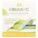 Organic tampons, compact, Organyc, 16 regular absorbent tampons