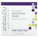 Поживна маска для обличчя з какао і авокадо, Andalou Naturals, 17 рідких унцій (50 мл) фото