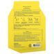 One facial cosmetic mask with banana milk, nourishing, 1 sheet, 21 g.