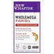 Fish Oil First Press from Alaskan Salmon, Wholemega Whole Fish Oil, New Chapter, 1 kg, 180 gelatin capsules