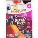 Дитяче пюре з грушею чорницею і буряком органік Happy Family Organics (Inc. Fruit & Veggie Blend) 4 етап 4 пакети по 120 г фото