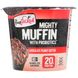 Mighty Muffin з пробіотиками, зі смаком шоколадного арахісового масла (FlapJacked, 55 г) фото