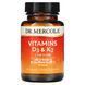 Dr. Mercola, Vitamins D3 & K2 Low Dose, 30 Capsules фото