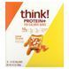 Protein and bars with fiber, salted caramel, ThinkThin, 10 bars, 1.41 oz (40 g) each