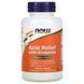 Supplement for Reducing Acidity with Enzymes Now Foods (Acid Relief with Enzymes) 60 Chewable Tablets