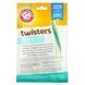 Arm & Hammer, Twisters, Ласощі для чищення дихання для собак, середній, м'ята, 8 штук фото