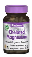 Хелатний магній Bluebonnet Nutrition (Chelated Magnesium) 60 гелевих капсул