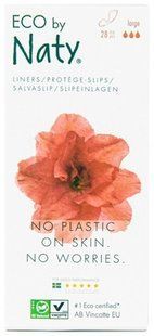 Большие органические ежедневные прокладки на 3 капли ECO BY NATY (Panty Liner Extra) 28 шт купить в Киеве и Украине