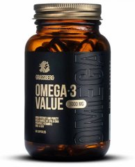 Омега-3 Grassberg (Omega-3 Value) 1000 мг 60 капсул купить в Киеве и Украине