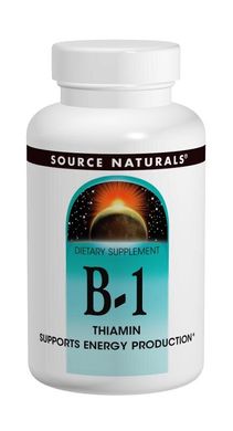Вітамін B1 Source Naturals (Vitamin B1) 100 мг 250 таблеток