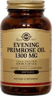 Масло вечірньої примули Solgar (Evening Primrose Oil) 1300 мг 30 капсул