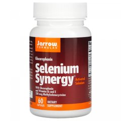(ТЕРМІН!!!) Селенова синергія, Selenium Synergy With BroccoMax, Jarrow Formulas, 60 капсул