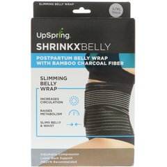 Shrinkx Belly, бандаж для послеродового периода с древесным бамбуковым волокном, размер L/XL, черный, UpSpring, купить в Киеве и Украине