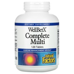 Вітаміни Natural Factors (WellBetX Complete Multi) 120 таблеток