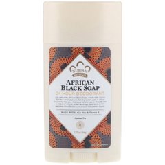 Дезодорант із захистом 24 години, африканське чорне мило, Nubian Heritage, 64 г
