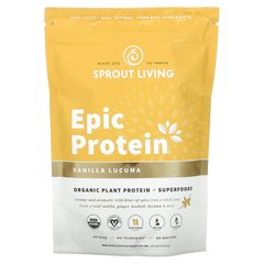 Рослинний протеїн Sprout Living (Epic Protein) 455 г з натуральним смаком