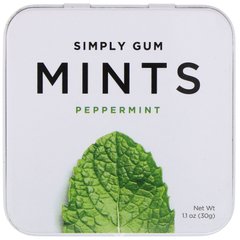М'ята перцева, Simply Gum, 1,1 унції (30 г)