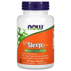 Вітаміни для сну Now Foods (Botanical Sleep Blend) 90 капсул