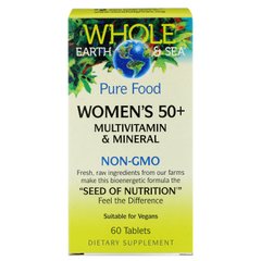 Мультивітаміни і мінерали для жінок 50+ Natural Factors (Women's 50+ Multivitamin and Mineral) 60 таблеток