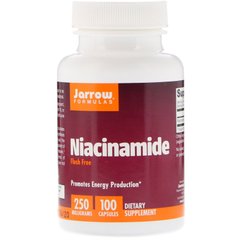 Ниацинамид Jarrow Formulas (Niacinamide) 250 мг 100 капсул купить в Киеве и Украине