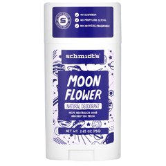 Натуральний дезодорант, Moon Flower, Schmidt's Naturals, 2,65 унції (75 г)