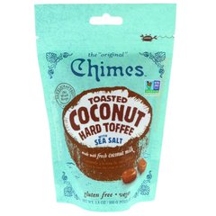 Хрусткі кокосові іриски з морською сіллю, Chimes, 35 р унц (100 г)