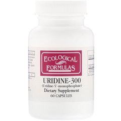 Екологічні рецепти, уридин-300, Cardiovascular Research Ltd, 60 капсул
