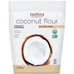 Кокосовая мука безглютеновая Nutiva (Coconut Flour) 1.36 кг купить в Киеве и Украине