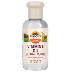 Витамин Е масляный Sundown Naturals (Vitamin E Oil) 70000 МЕ 75 мл купить в Киеве и Украине