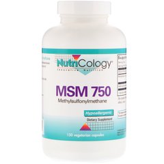 Метилсульфонілметан Nutricology (MSM 750) 150 вегетаріанських капсул