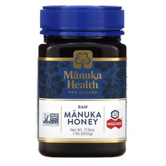 Манука мед Manuka Health (Manuka Honey) MGO 400+ 500 г купить в Киеве и Украине