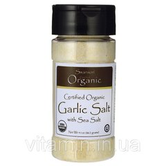 Сертифицированная органическая чесночная соль, Certified Organic Garlic Salt, Swanson, 4.1 oz Jar купить в Киеве и Украине