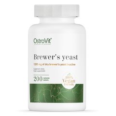 Пивні дріжджі OstroVit (Brewer's Yeast) 200 таблеток