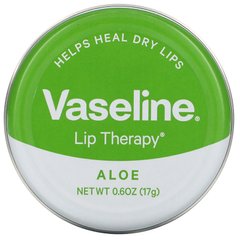 Лікування губ, алое, Lip Therapy, Aloe, Vaseline, 17 г