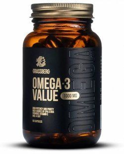Омега-3 Grassberg (Omega-3 Value) 1000 мг 60 капсул