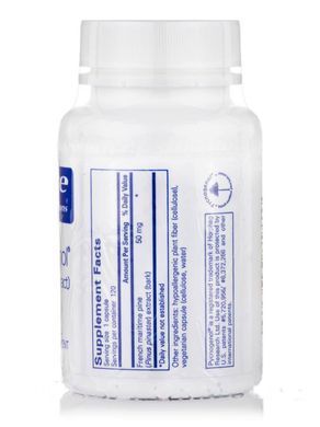 Пікногенол екстракт соснової кори Pure Encapsulations (Pycnogenol Pine Bark Extract) 50 мг 120 капсул