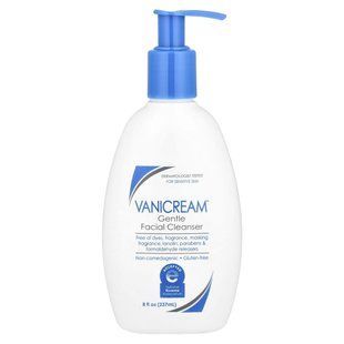 Vanicream, Мягкое очищающее средство для лица, для чувствительной кожи, без запаха, 8 жидких унций (237 мл) купить в Киеве и Украине