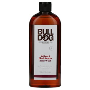 Гель для тела, ветивер и черный перец, Body Wash, Vetiver & Black Pepper, Bulldog Skincare For Men, 500 мл купить в Киеве и Украине