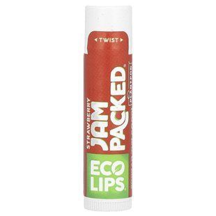 Eco Lips, Jam Packed, бальзам для губ, полуниця, 4,25 г (0,15 унції)