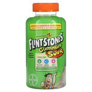 Flintstones, Children's Multivitamin, Sour Gummies, 180 Gummies купить в Киеве и Украине