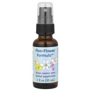 Формула от стресса пятицветная спрей Flower Essence Services (Five-Flower Formula) 30 мл купить в Киеве и Украине
