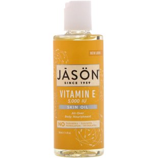 Масло для тела с витамином Е Jason Natural (Vitamin E Skin Oil) 5000 МЕ 118 мл купить в Киеве и Украине