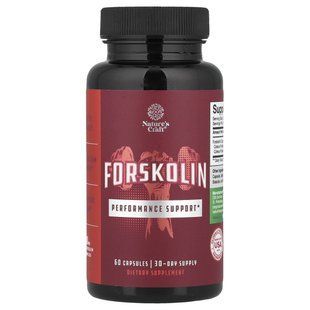 Nature's Craft Forskolin 250 mg 60 capsules