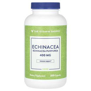 The Vitamin Shoppe, Echinacea, 400 mg, 300 Capsules купить в Киеве и Украине