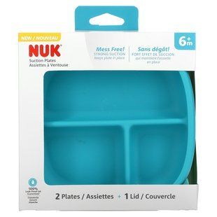 NUK, Аспирационные пластины, 6 млн +, 2 шт. В упаковке купить в Киеве и Украине